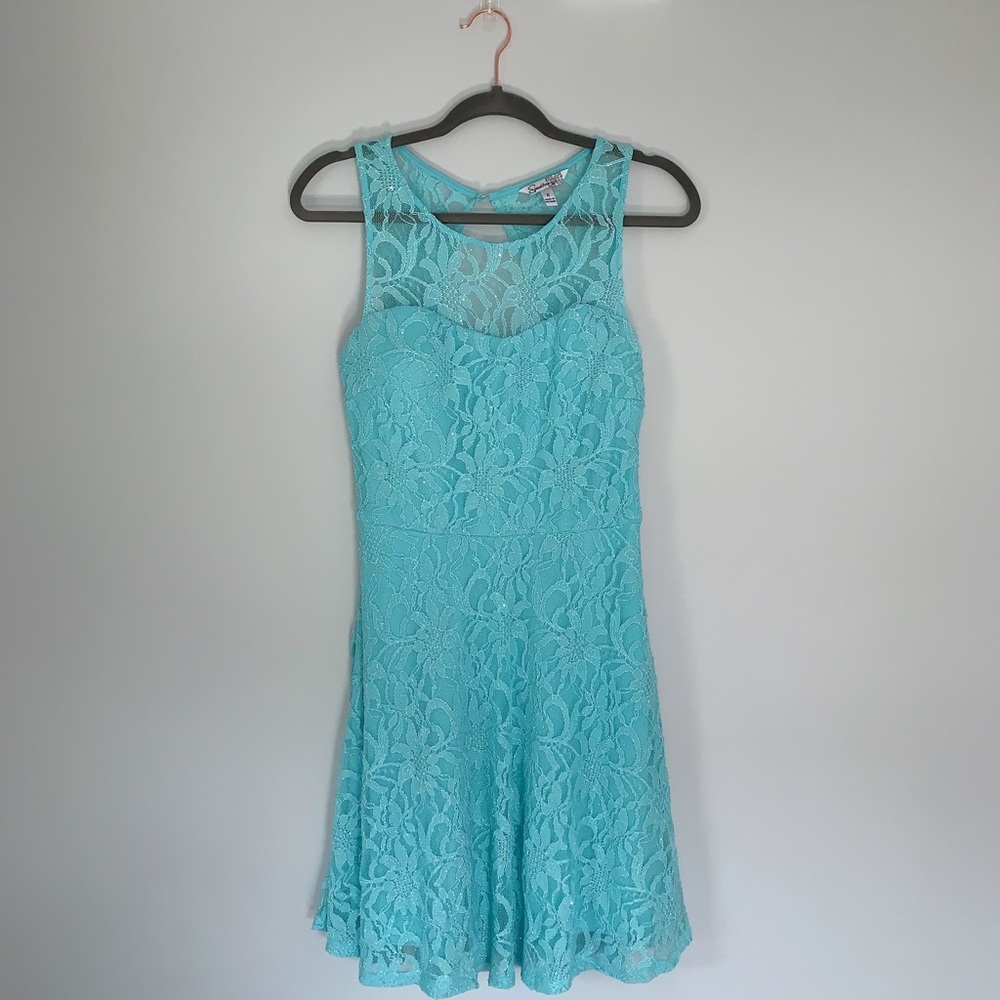 Blue Floral Dress